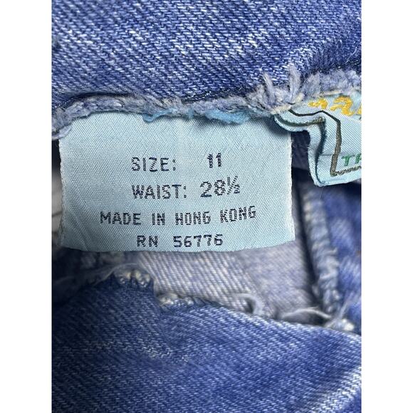90s High Waisted Tapered Mom Jeans Sz 11 | Vintage Manisha Denim - Picture 9 of 11